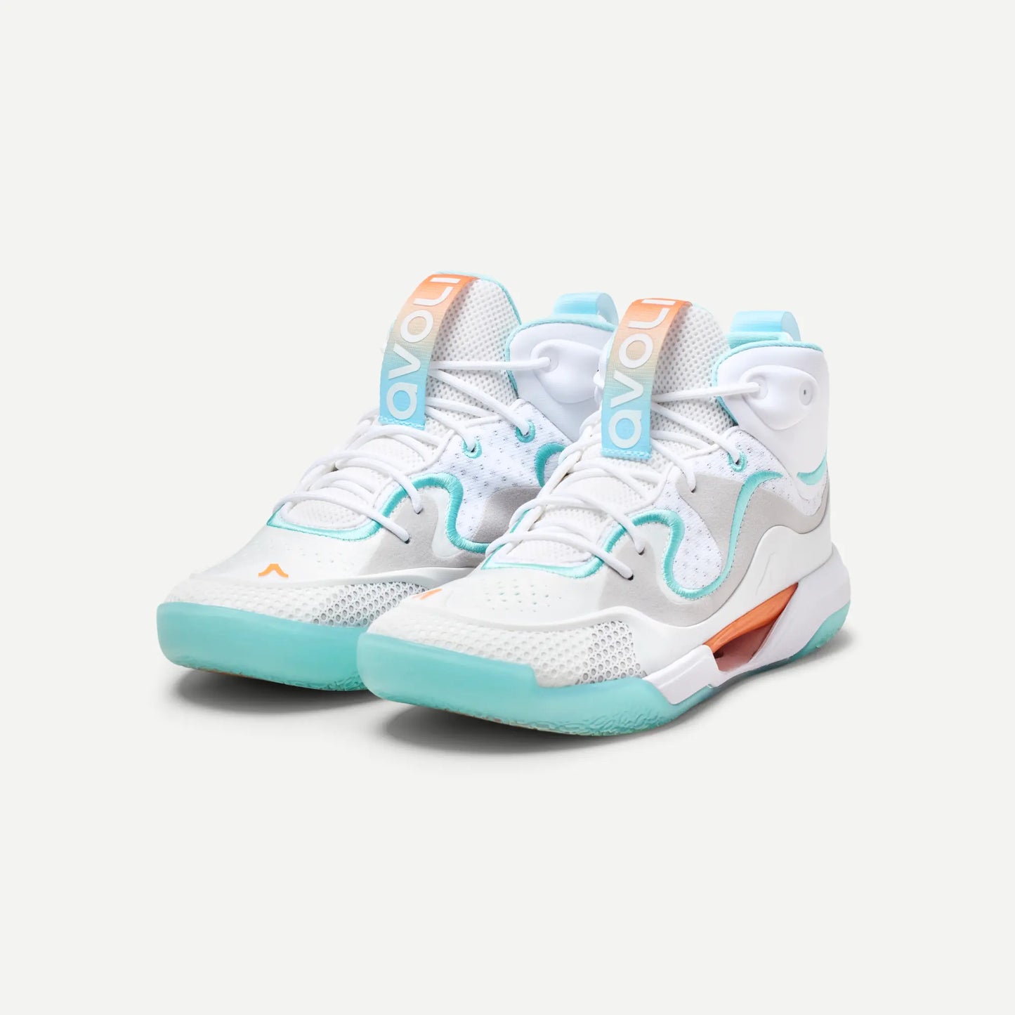 Avoli Mid White and Teal