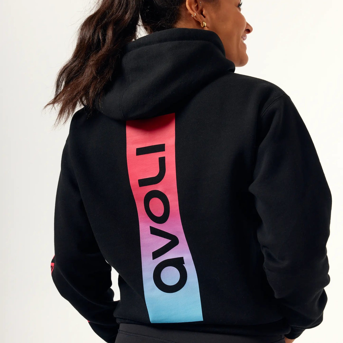 Black with Ombre Hoodie