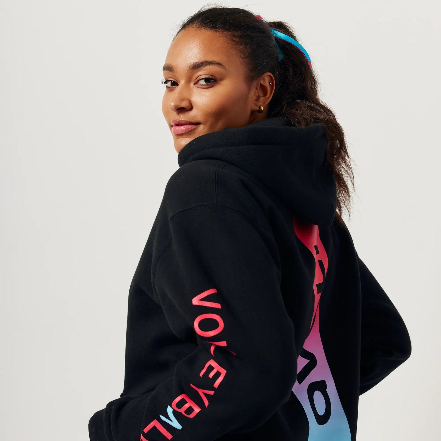 Black with Ombre Hoodie