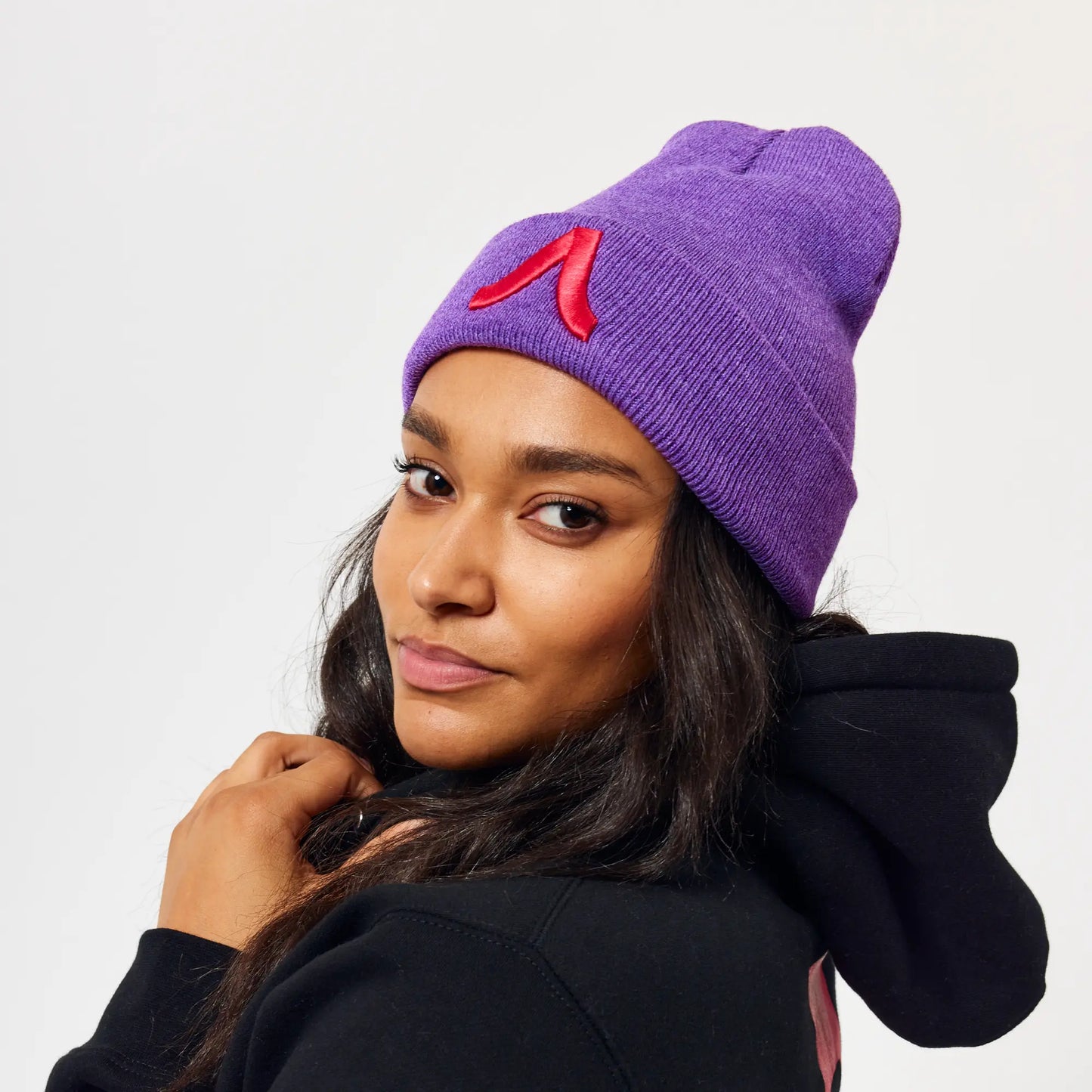 Avoli Winter 2024 Beanie - Purple with Cuff
