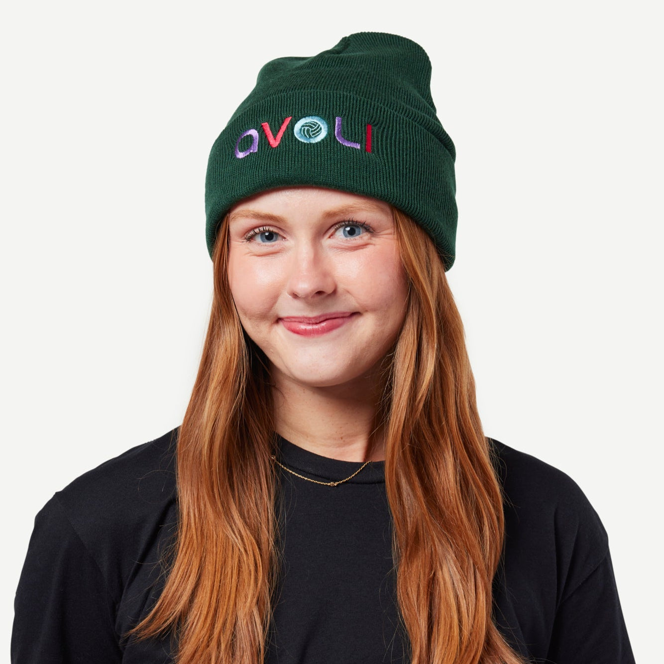 Avoli Winter 2024 Beanie - Green with Cuff