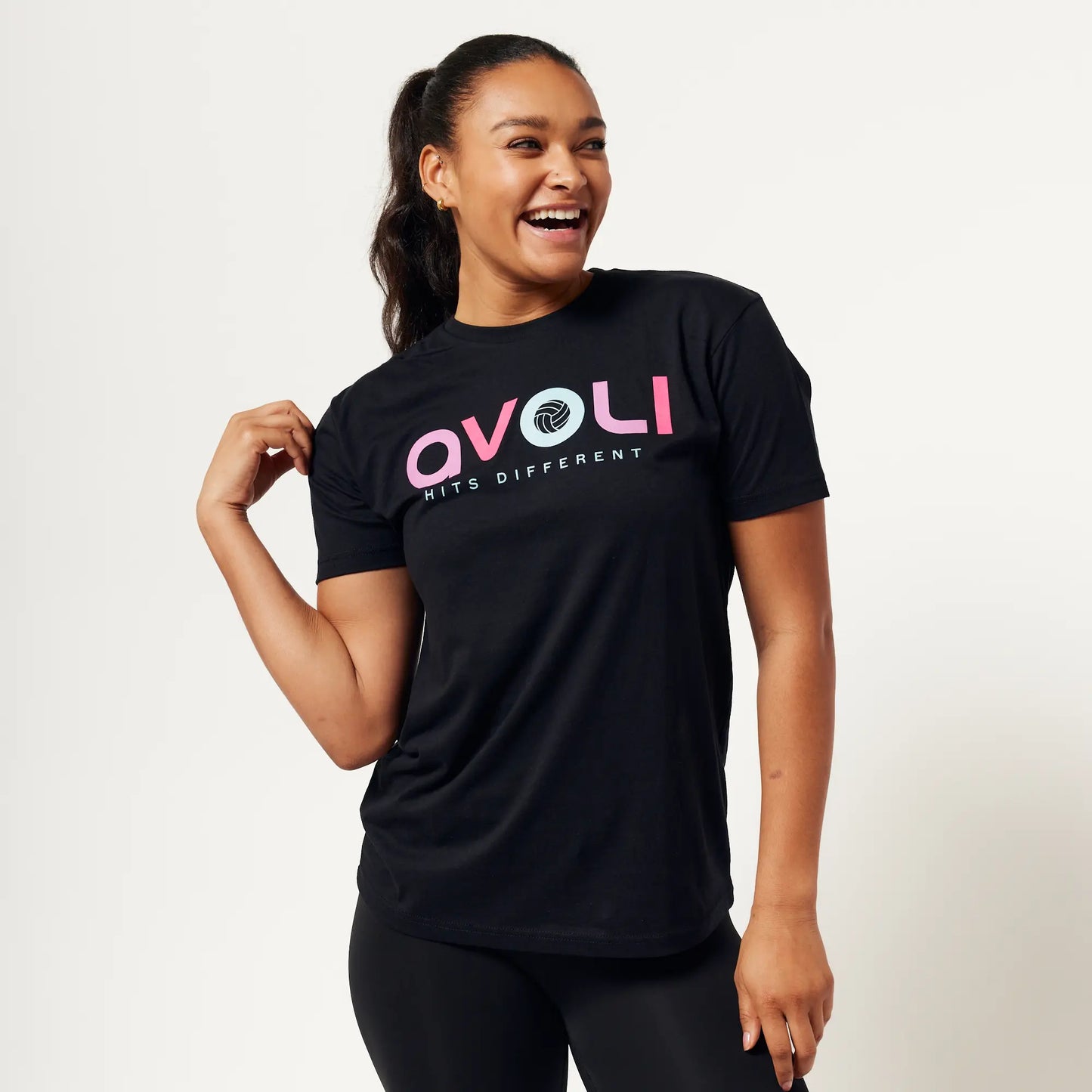 Avoli Winter 2024 Short Sleeve Tee - Black