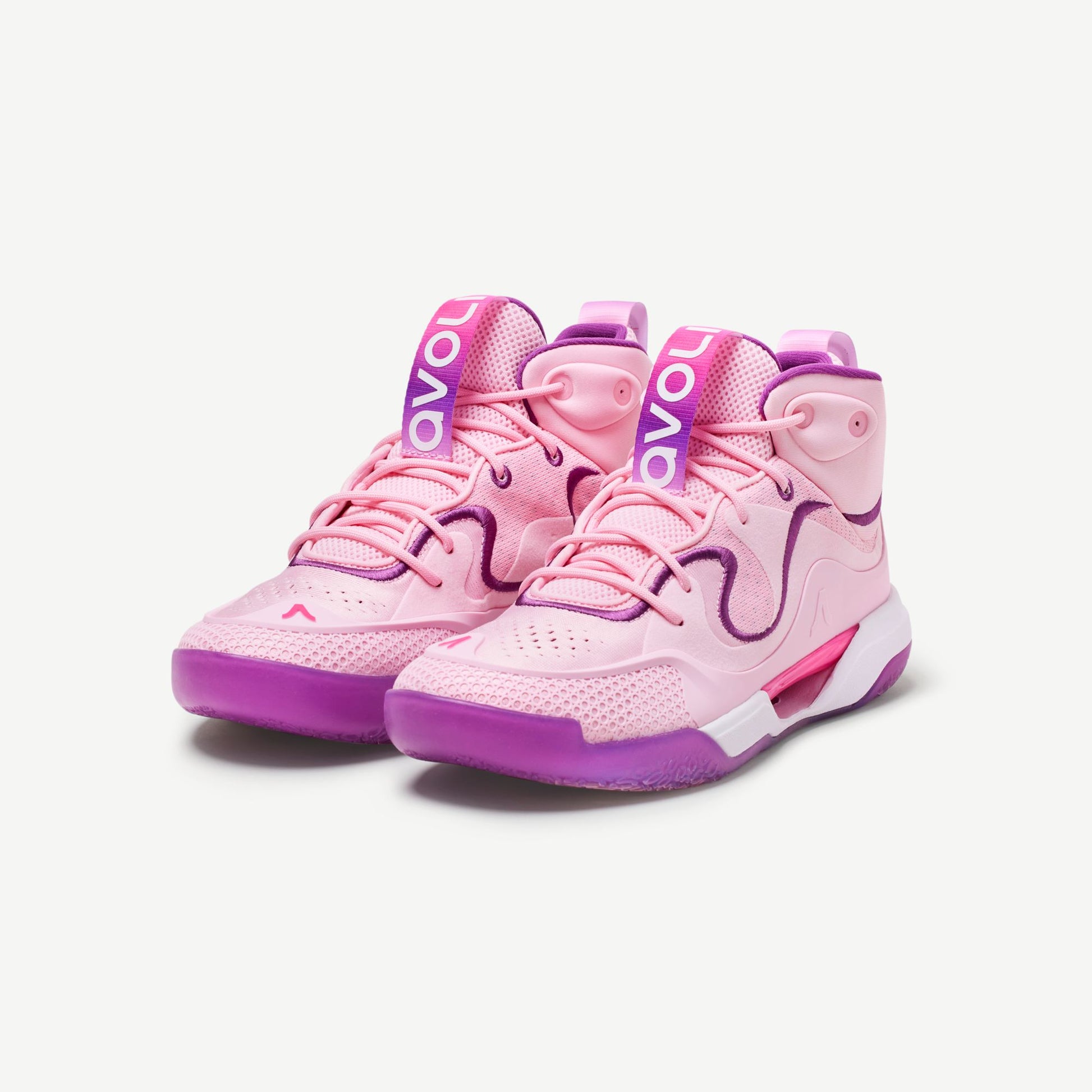 Purple And Pink Volleyball Shoes Asics Gel-Rocket 11 Women's