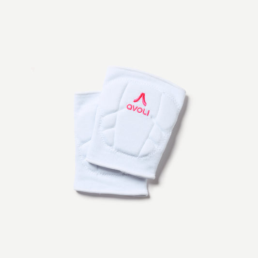 Avoli Knee Pads V.2 (White with Pink)