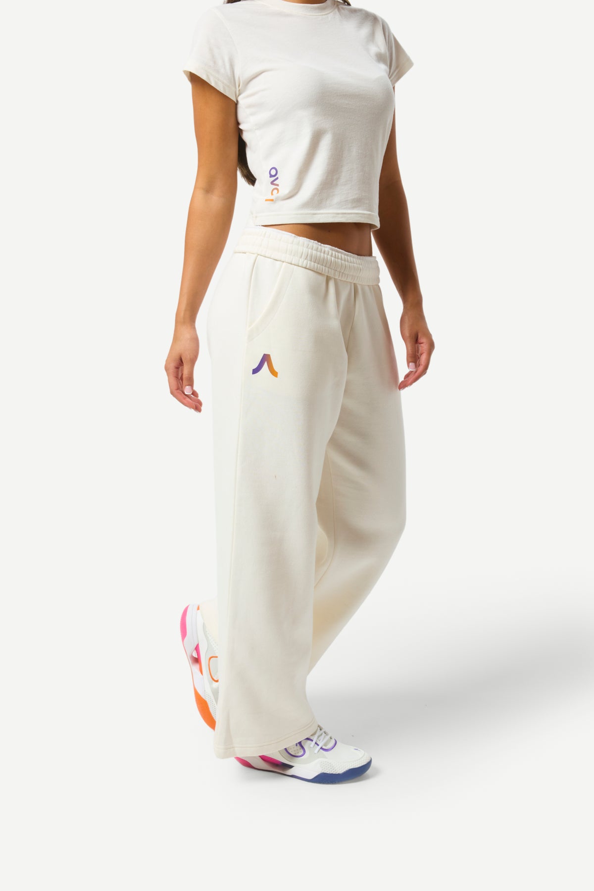 Avoli Wide Leg Pant in Sugar Swizzle